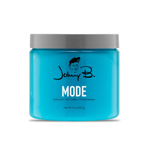 Johnny B. Mode Styling Gel 16oz – Strong Hold, High Shine, Iconic Scent