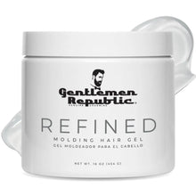 Jar of Gentlemen Republic Refined Molding Hair Gel on a white background