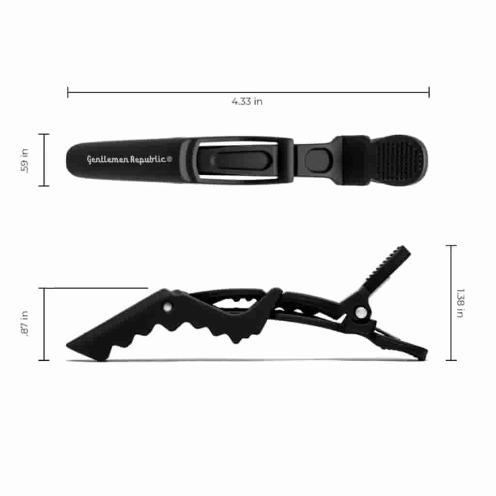 Gentlemen Republic Hair Croc Clips-6 Pack - BUYBARBER.COM