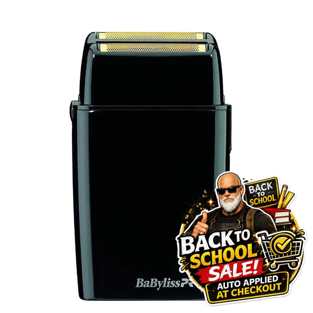 BaBylissPRO® FOILFX02™ Cordless Black Metal Double Foil Shaver BaByliss