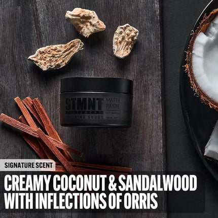 STMNT Matte Paste 3.38 oz — Strong Hold, Super‑Matte, Non‑Greasy - BUYBARBER.COM