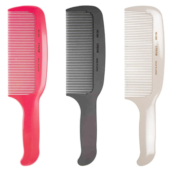 flat spine groomers comb Utsumi Barber Flat Top Comb 299 – Pro Clipper Comb