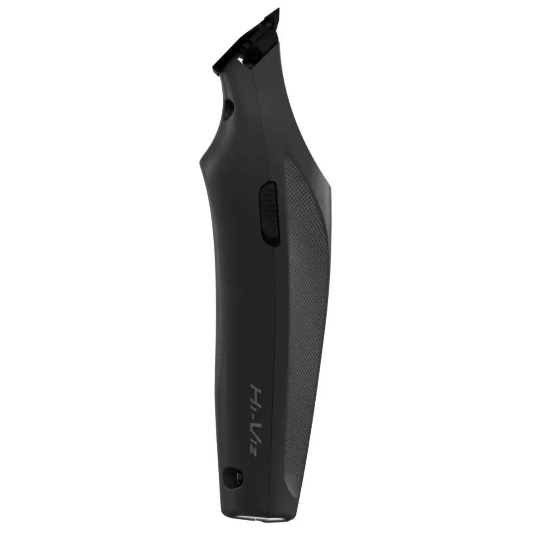 Black hair trimmer with 'Hi-Viz' branding on a white background