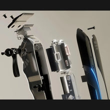 Close-up of Wahl Senior 2.0 Clipper Cordless/Corded with various components on a neutral background