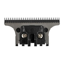Black grooming comb blade on a white background
