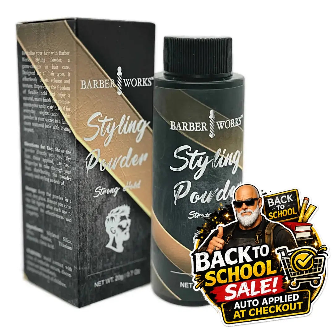 Barber Works Styling Powder - Men’s Styling Powder .7oz (28g) Barber Works