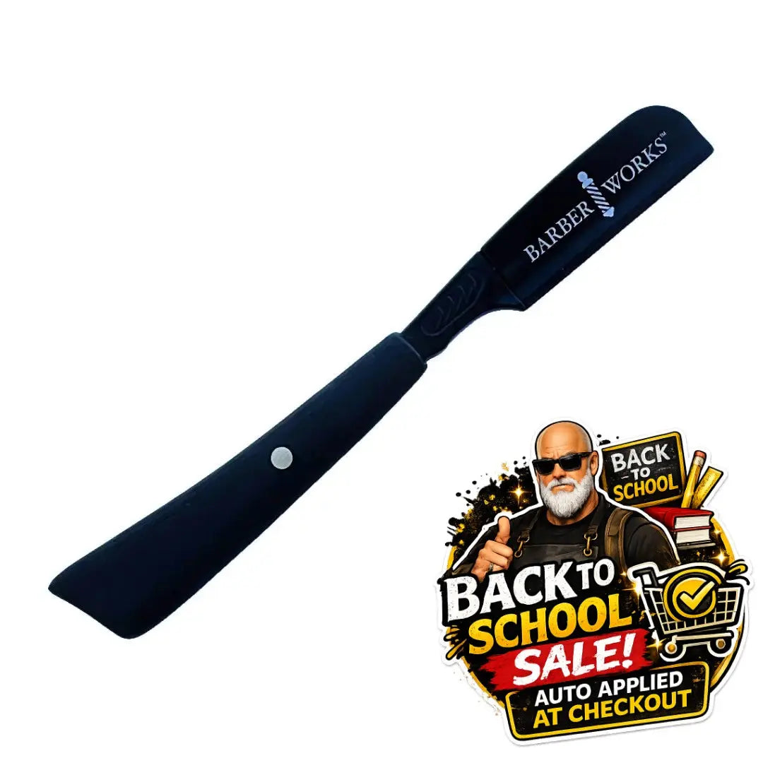 BARBER WORKS Sword Handle Razor Holder – Black Barber Works