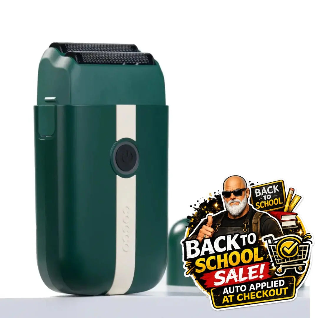 COCCO Veloce Lite Shaver (Green/White) Dual Foil cocco