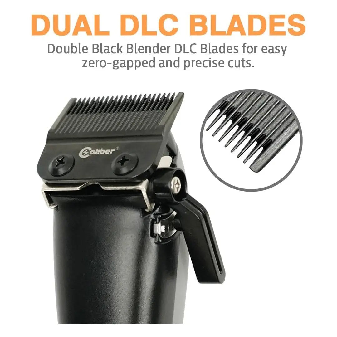 Caliber Focus Hair Clipper | Brushless 7 500 RPM, LCD, 8 Guards - BUYBARBER.COM