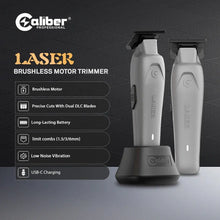 Caliber Laser Trimmer | 7 500 RPM Brushless, DLC Blades, 3-Hr Battery - BUYBARBER.COM