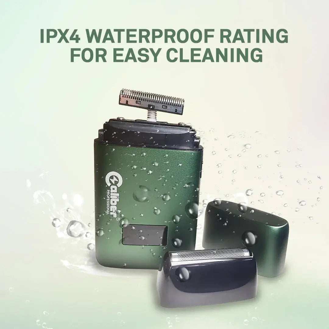 Caliber Solo Professional Electric Shaver | Metal Shell, LCD, IPX4 - BUYBARBER.COM