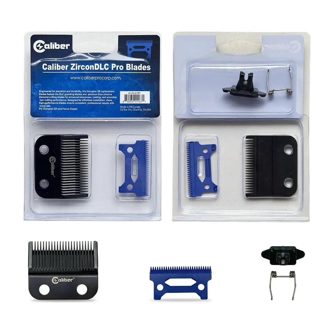 DLC Zirconia Replacement Blades | Disruptor ZR & Focus Clipper - BUYBARBER.COM