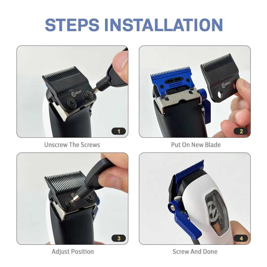 DLC Zirconia Replacement Blades | Disruptor ZR & Focus Clipper - BUYBARBER.COM