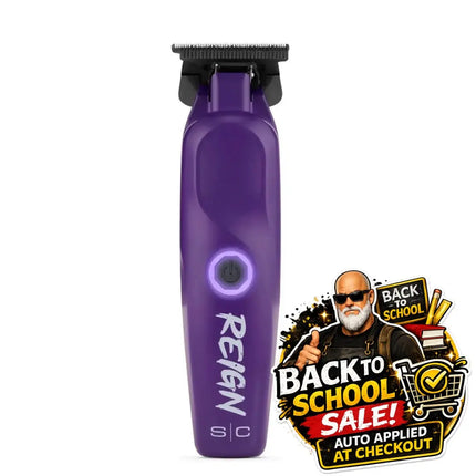 Purple Reign Professional Hair Trimmer Digital Brushless Motor Stylecraft