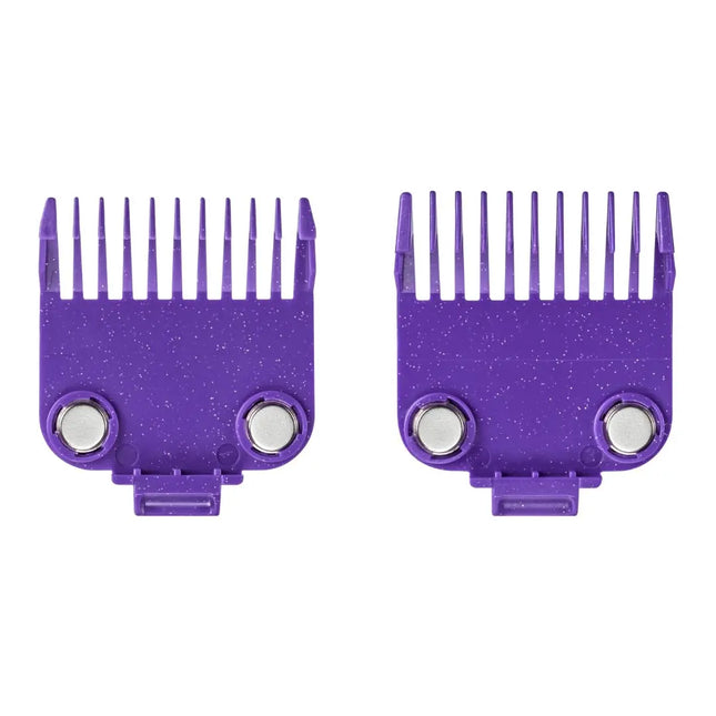 Andis 561002 OG Master Dual Magnet Clipper Guard Set, 2-Pack - Purple - BUYBARBER.COM