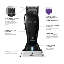 Andis Master Cordless Black Label Special Edition with Phaze Blade - BUYBARBER.COM