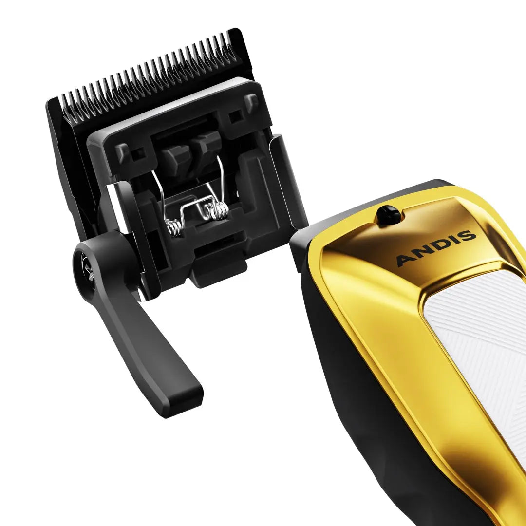 Andis 562060 Phenom Professional Cord/Cordless Hair Clipper, Gold - BUYBARBER.COM