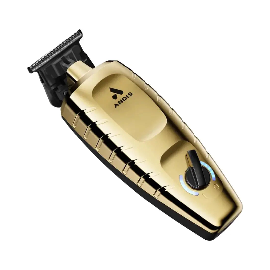 Gold hair clipper with Andis logo on a white background GTX-EXO® II Gold Trimmer