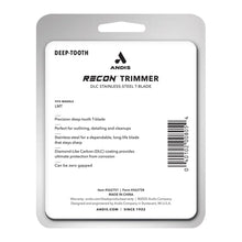 Andis Recon Trimmer packaging with product details on a white background