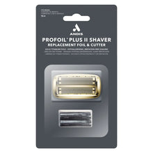 Andis Profoil Plus II Shaver gold replacement foil and cutter packaging on a white background