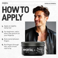 Immortal NYC Cream Pomade - Iconic Man | Long-Lasting Hold & Shine IMMORTAL NYC