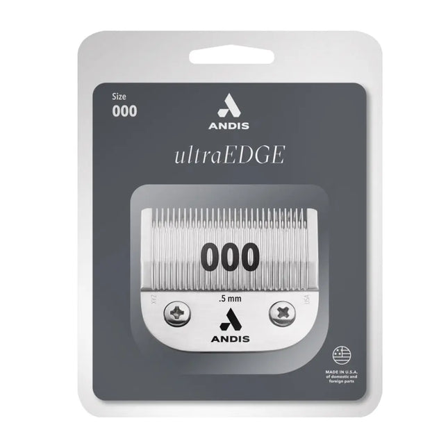 Andis 64073 UltraEdge Detachable Clipper Blade, 0.5mm - Carbonized Steel - BUYBARBER.COM