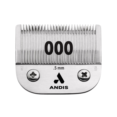 Andis 64073 UltraEdge Detachable Clipper Blade, 0.5mm - Carbonized Steel