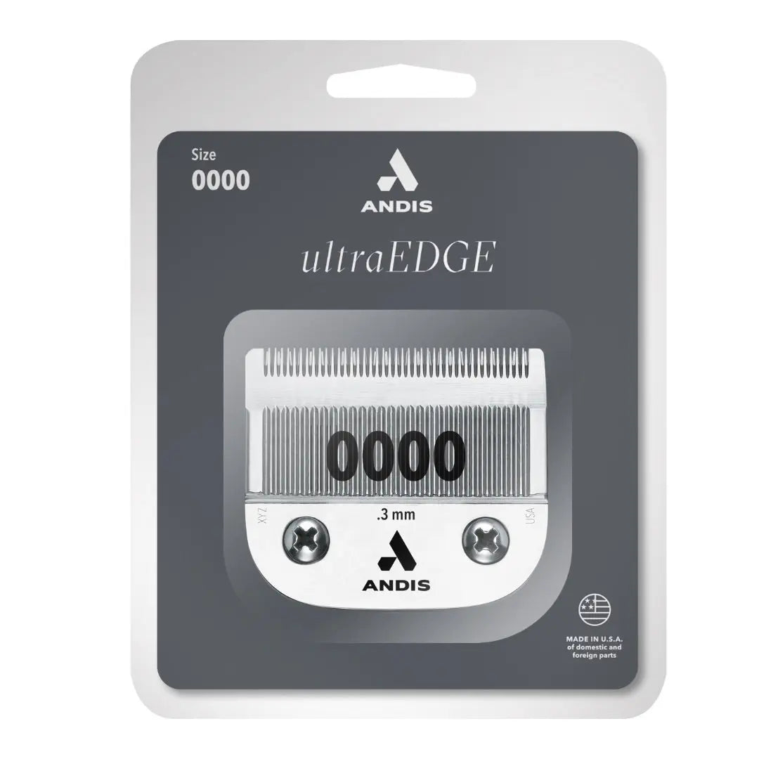 Andis 64074 UltraEdge Carbon-Infused Steel Detachable Clipper Blade - 1/100-Inch Cut - BUYBARBER.COM