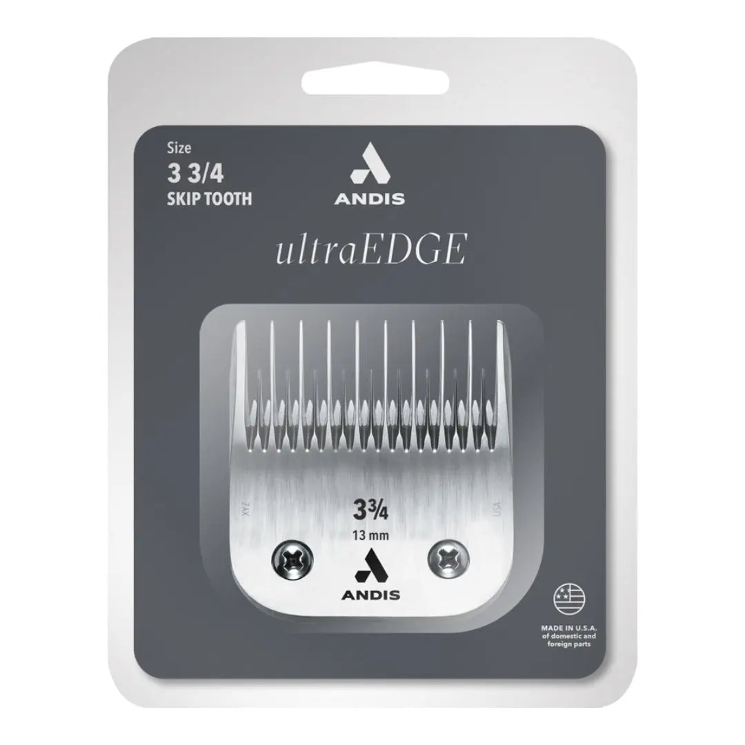 Andis 64133 UltraEdge Detachable Dog Clipper Blade, Skip Tooth 1/2-Inch Cut Length - BUYBARBER.COM