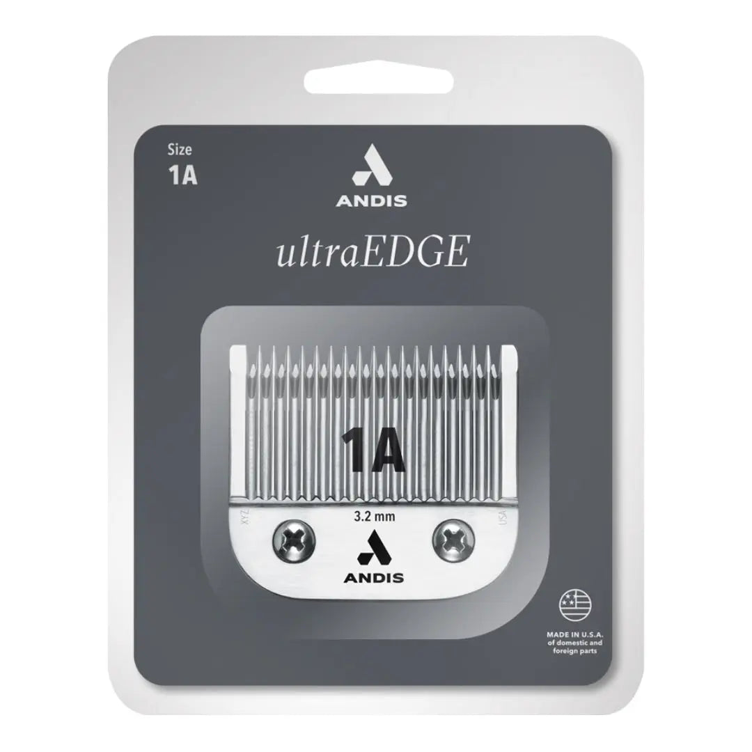 Andis 64205 UltraEdge Detachable Clipper Blade – Size 1A, Carbon-Infused Steel - BUYBARBER.COM