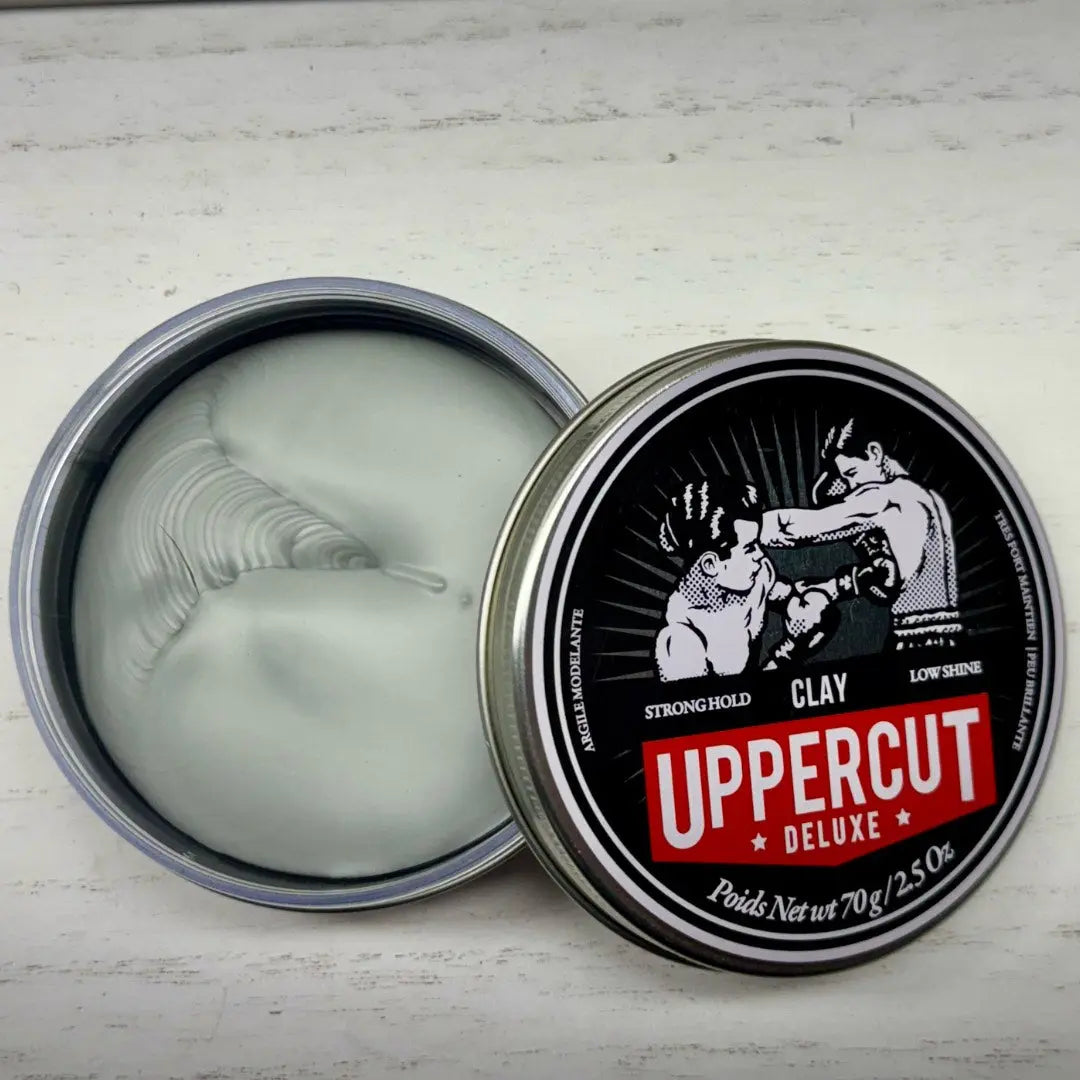 Uppercut Deluxe Clay Pomade | Strong Hold, Matte Finish, 2.5oz - BUYBARBER.COM