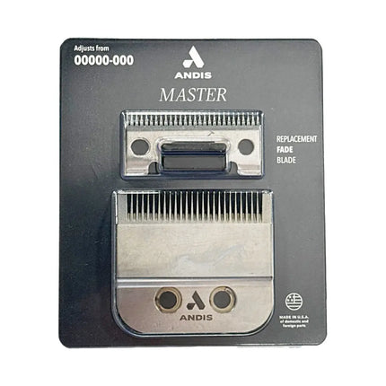 Andis Master Cordless Li Replacement Fade Blade, Carbon Steel Size 00000-000 - BUYBARBER.COM