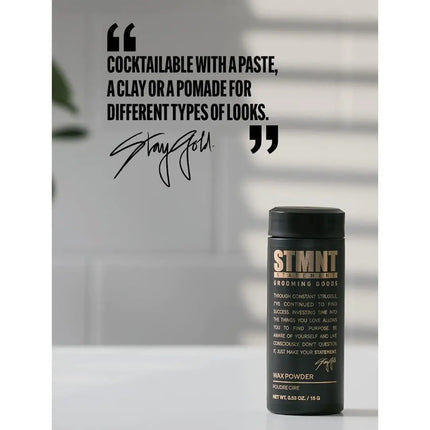 STMNT Wax Powder (0.53 oz) Semi-Matte Grip + Volume STMNT