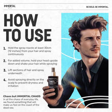 Immortal NYC Chaos Sea Salt Spray – Define & Texturize with Natural Waves IMMORTAL NYC