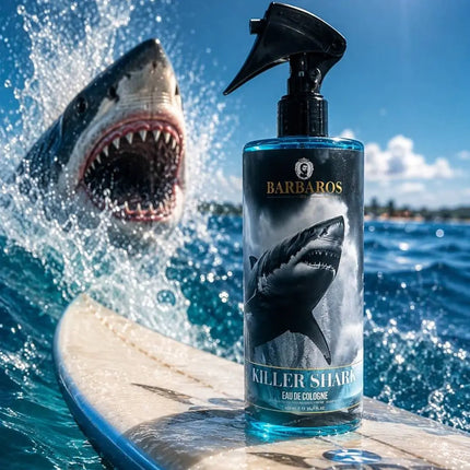 Barbaros Killer Shark Cologne 500ml – Men's Cologne & Aftershave Barbaros