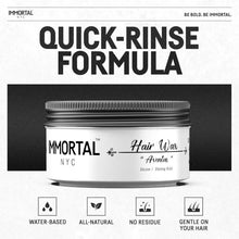 IMMORTAL NYC AVENTUS HAIR WAX – Strong Hold & Radiant Shine IMMORTAL NYC