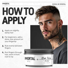 IMMORTAL NYC AVENTUS HAIR WAX – Strong Hold & Radiant Shine IMMORTAL NYC