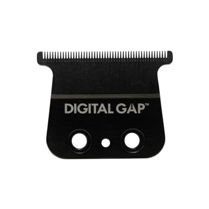 Black grooming comb with 'Digital Gap' branding on a white background