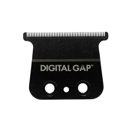 Black grooming comb with 'Digital Gap' branding on a white background