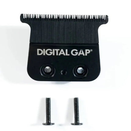 Black hair clipper comb with 'Digital Gap' branding on a white background