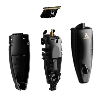 "Close-up of OEM replacement part for Andis trimmers with model diagram reference"
