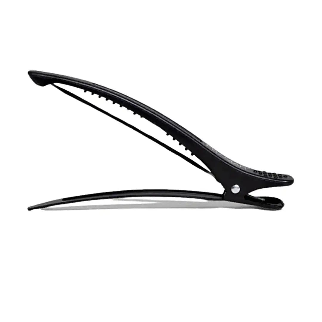 “Open Barracuda Ultra clip showing silicone no-crease band”

