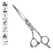Professional Japanese Cobalt Hair Cutting Shears | Hand Made | 440C | 6 Inch - BUYBARBER.COM