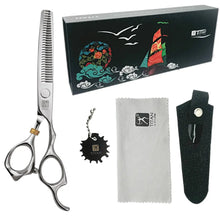 Professional Japanese Hair Thinning Shears | Hand Made | 6 Inch | 440C Stainless Steel - BUYBARBER.COM