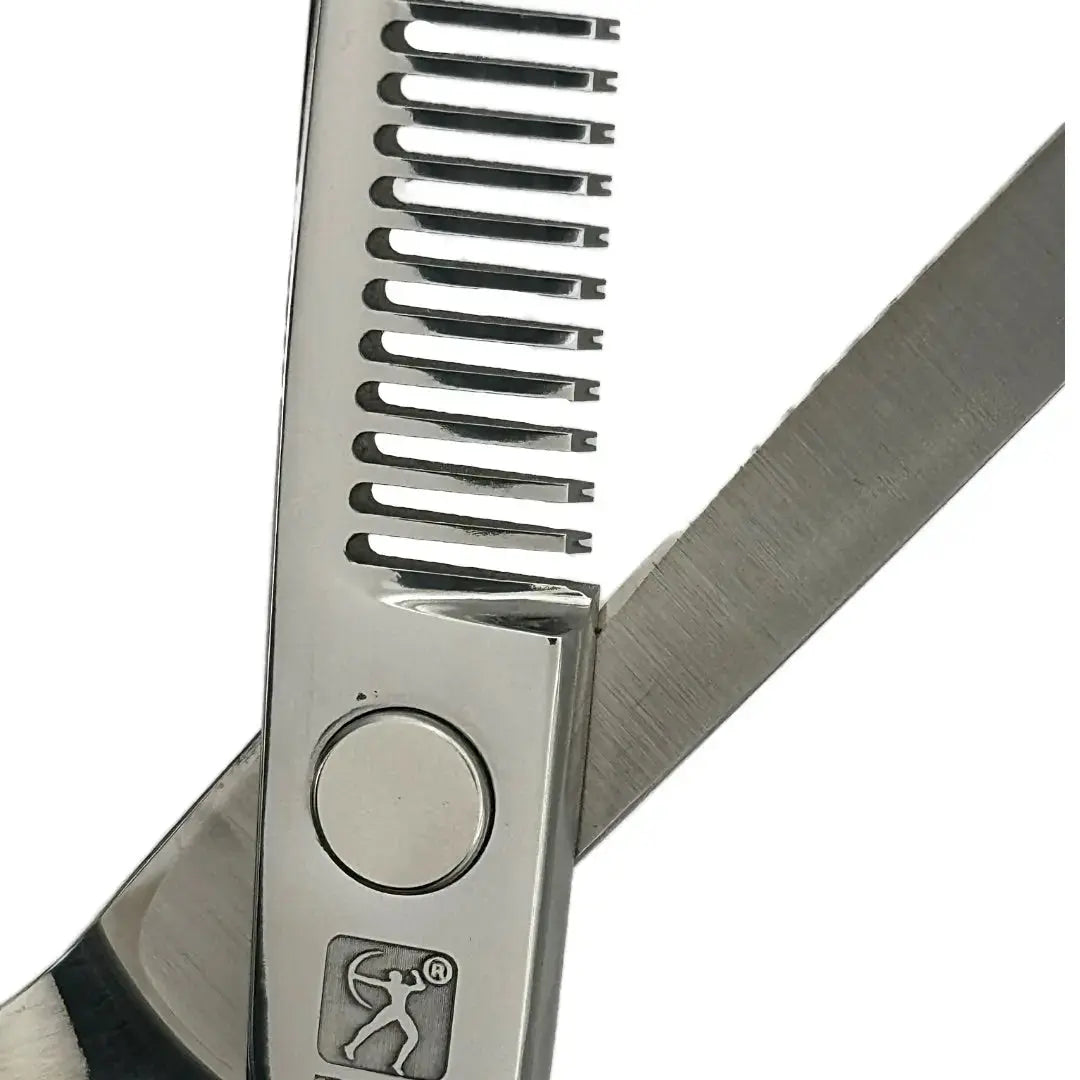 Professional Japanese Hair Thinning Shears | Hand Made | 6 Inch | 440C Stainless Steel - BUYBARBER.COM