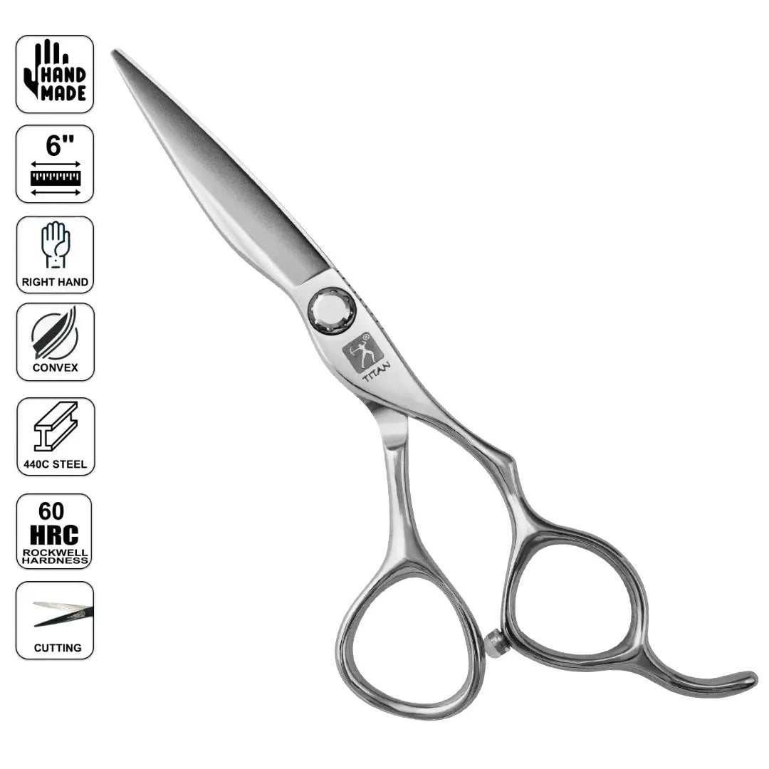 Professional Japanese Hair Cutting Shears | Handmade | 6 Inch | 440C Steel BUYBARBER.COM
