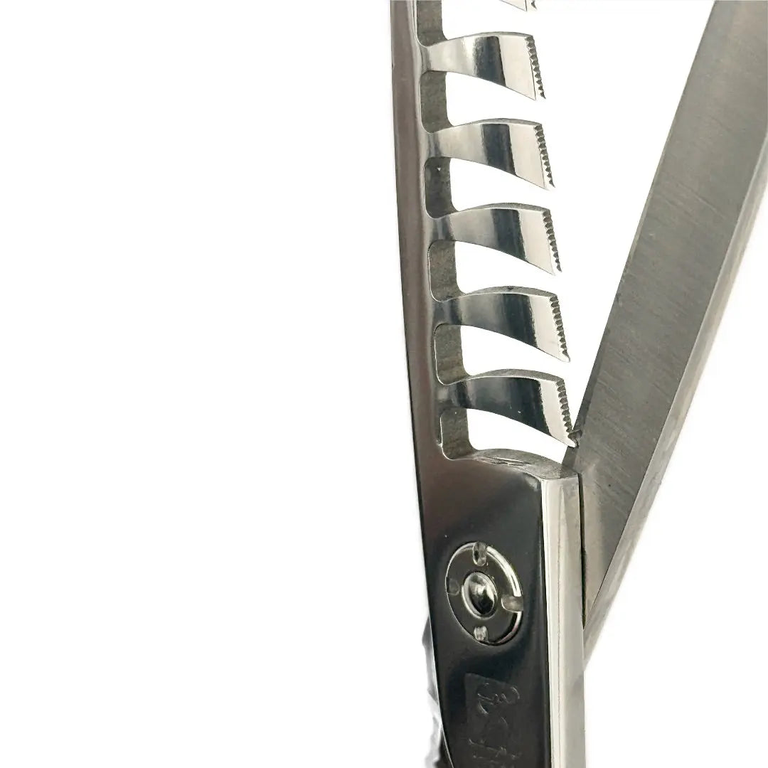 Professional Japanese 10 Teeth Micro-Cut Hair Thinning Shears | 440C | 6 Inch - BUYBARBER.COM