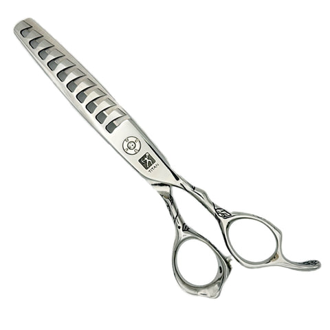 Professional Japanese 10 Teeth Micro-Cut Hair Thinning Shears | 440C | 6 Inch