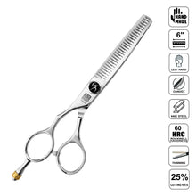 Professional Left-Handed Japanese Hair Thinning Shears | Hand Made | 6 Inch | 440C Stainless Steel - BUYBARBER.COM