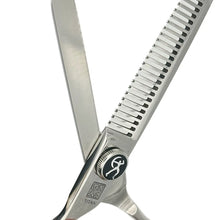 Professional Left-Handed Japanese Hair Thinning Shears | Hand Made | 6 Inch | 440C Stainless Steel - BUYBARBER.COM